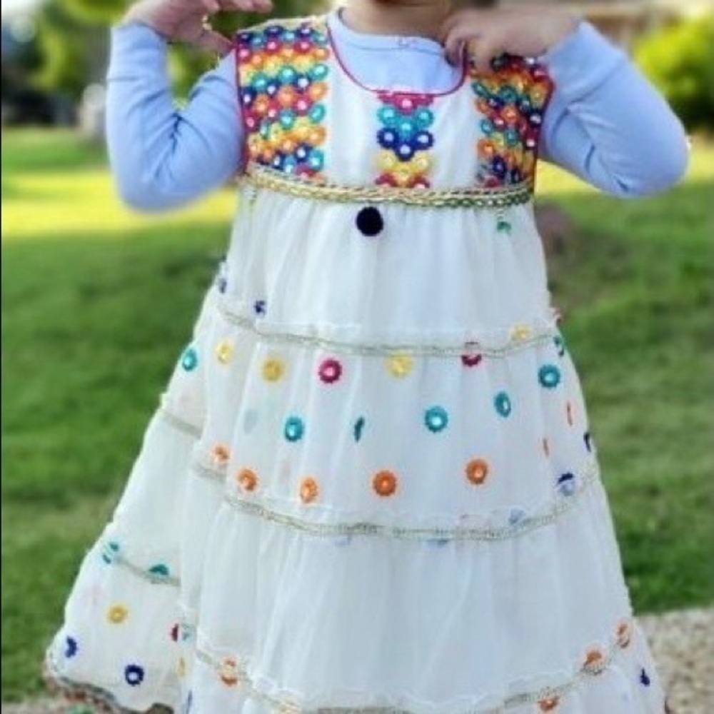 Beautiful girl traditional wear dress size 5